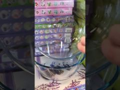Миски стеклянные 3шт 0.75л, 1.5л, 2.8л video 0