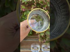 Набор бокалов для шампанского 4 шт 260 мл Gold Pasabahce Элизия 440436G video 0