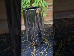 Ваза черная 25см Bonadi 733-443 video 0