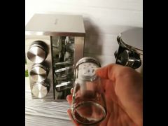 Набор для специй Edenberg EB-4026 12 шт емкостей Silver video 0