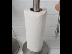 Подставка для полотенец 35см Низкий зажим КМ 0182 video 0