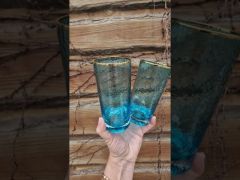 Стаканы небесные высокие 2 * 320мл 9038 A-PLUS video 0