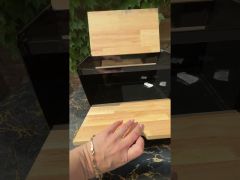 Хлебница металлическая с деревянной крышкой Edenberg EB-121 35.5х21.5х19.5 video 0