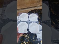 Набор фарфоровых соусниц Stenson R90558 16 * 16 * 4см 4шт video 0