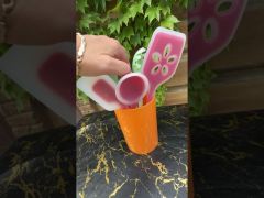 Кухонный набор поварешки HUAYOU силикон в тубе R26514 video 0