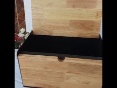 Хлебница металлическая с деревянной крышкой Edenberg EB-121 35.5х21.5х19.5 video 1