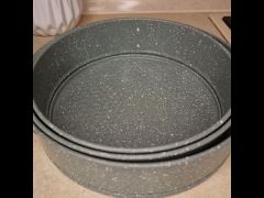 Набор гранитных разъемных форм для выпечки круглые A-Plus 22-24-26см СF0035 video 0