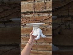 Тортовница Bonadi Заяц 739-700 Керамическое Блюдо "Кролик-акробат" video 0