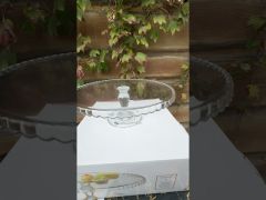 Блюдо-тортовница Pasabahce Patisserie 32см h-11,7 см 95117 video 0