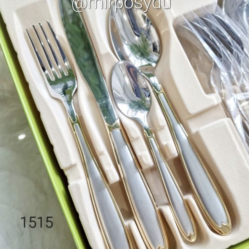 Столовый набор Maestro MR 1515 G 24 пр. (Нож ложка вилка)