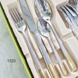 Столовый набор Maestro MR 1520 G 24пр. (Нож ложка вилка)