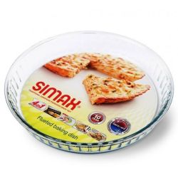 Форма для запекания стеклянная круглая Simax 26x5.8 см (s6566)