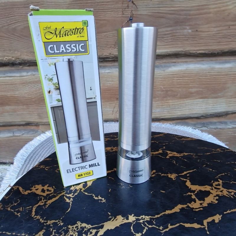 Электрический измельчитель Перцемолка для перца Maestro Steel MR-1722