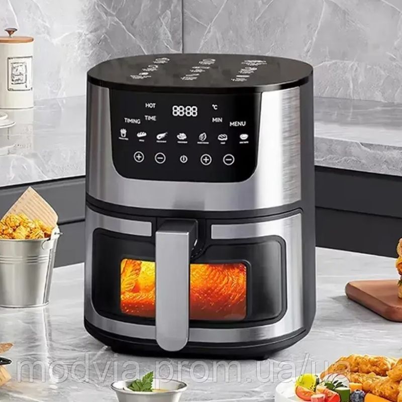 Аэрогриль Мультипечь Rainberg RB-2268 4200W аэрофритюрница 8 л