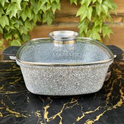 Кастрюля Казан Edenberg 4.4л EB-3973 Серая