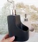 Дозатор для жидкого мыла 400 мл с подставкой для губки Bonadi 851-289 Black