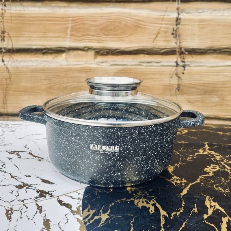 Кастрюля Казан Zauberg 4,5 л круглый черный 0324 BL