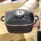 Кастрюля Казан Edenberg 5.5 л 26 см EB-8114 Черная