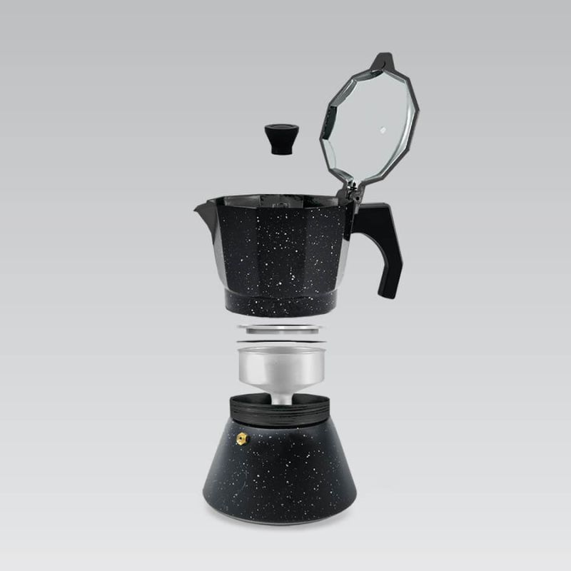 Кофеварка Гейзерная 300мл Maestro Черная MR-1667-6