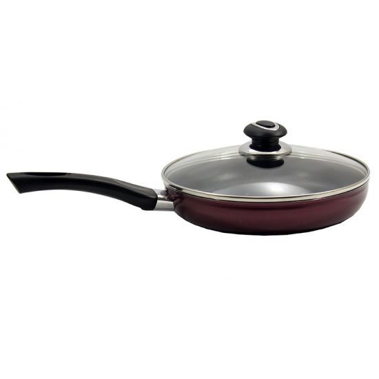 Сковорода Zauberg d-24 скл. кр. Non STICK Бордо PN24W