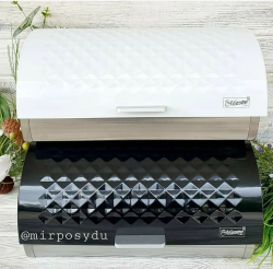 Хлебница Maestro MR-1676 43х26х16 Черная