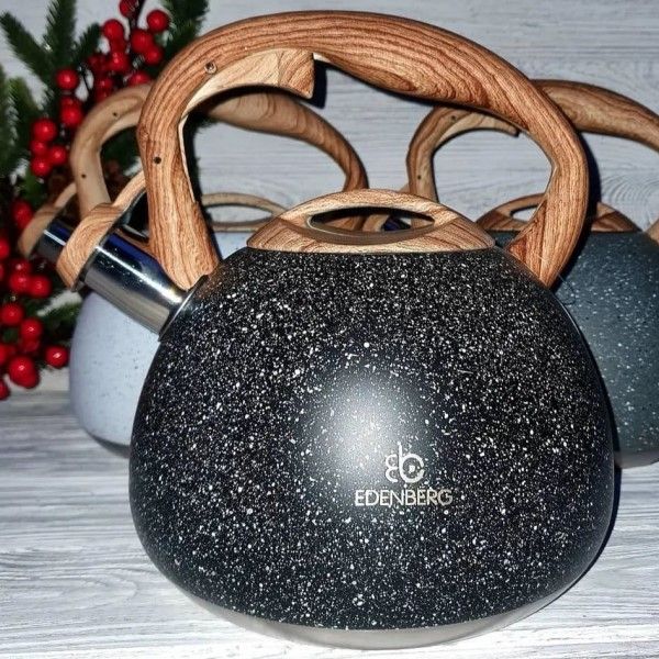 Чайник со свистком Edenberg 3Л EB-8801 черный